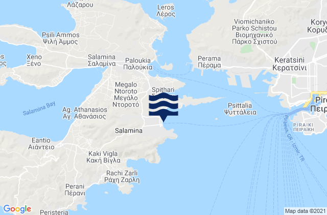 Selínia, Greece潮水