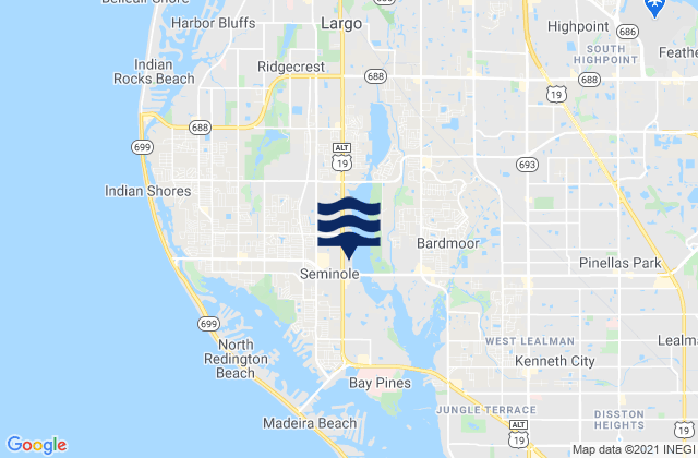 Seminole, United States潮水