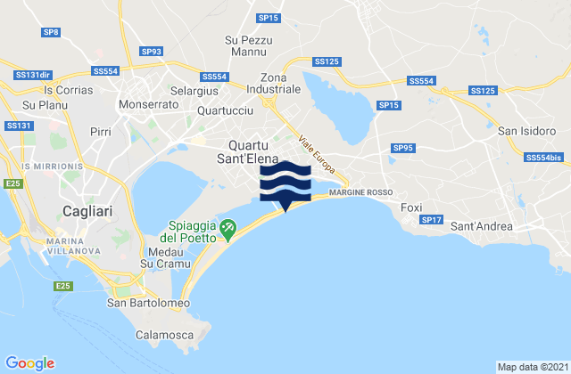 Settimo San Pietro, Italy潮水