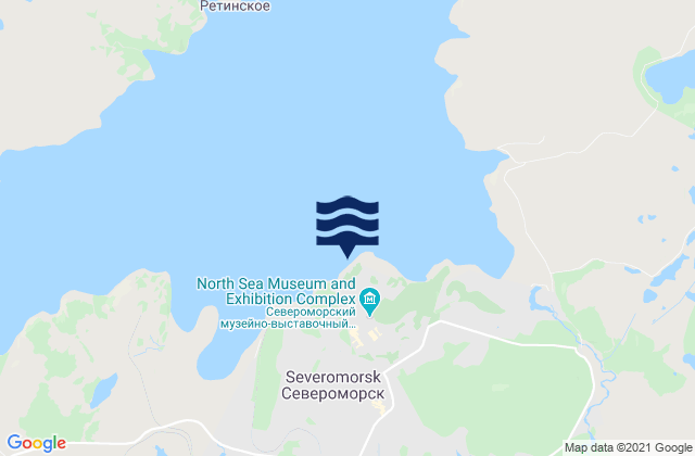 Severomorsk, Russia潮水