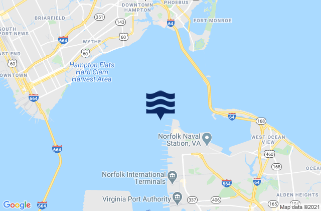 Sewells Point (Naval Station Norfolk), United States潮水
