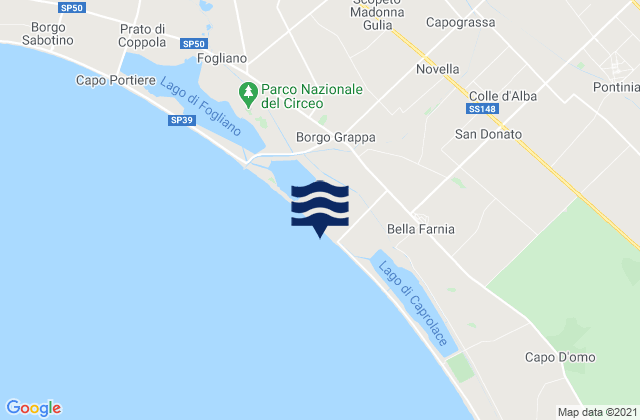 Sezze Scalo, Italy潮水