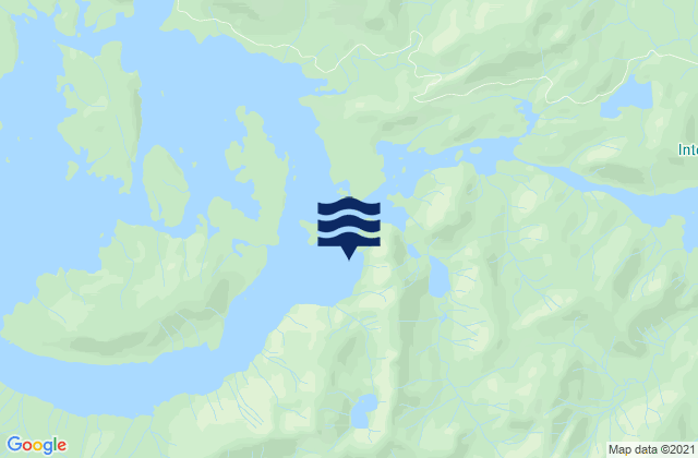 Shakan Strait (Kosciusko Island), United States潮水