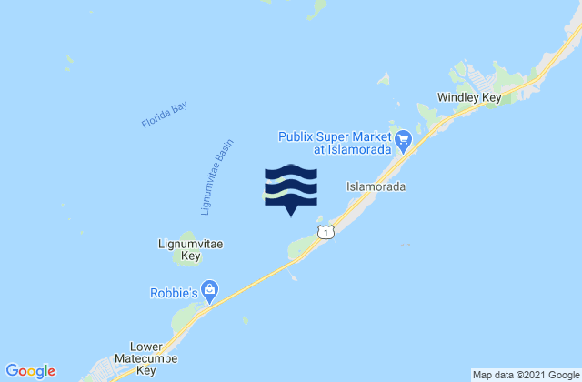 Shell Key Channel Florida Bay, United States潮水