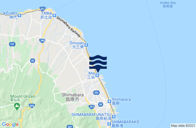 Shimabara-shi, Japan潮水