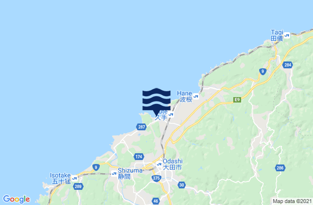 Shimane-ken, Japan潮水