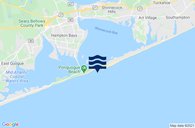 Shinnecock Inlet (ocean), United States潮水