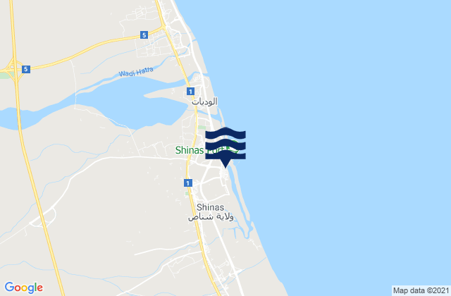 Shināş, Oman潮水