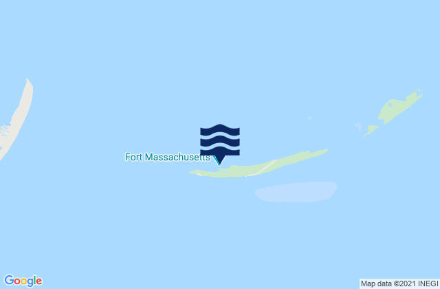 Ship Island (Mississippi Sound), United States潮水