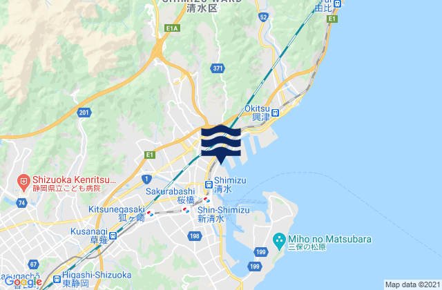 Shizuoka-shi, Japan潮水