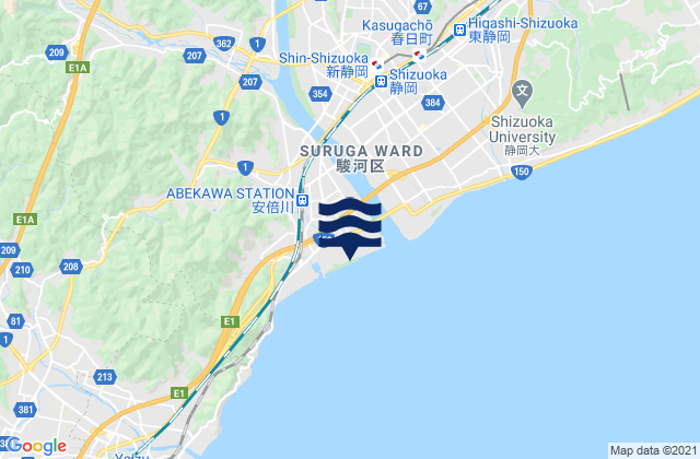 Shizuoka, Japan潮水