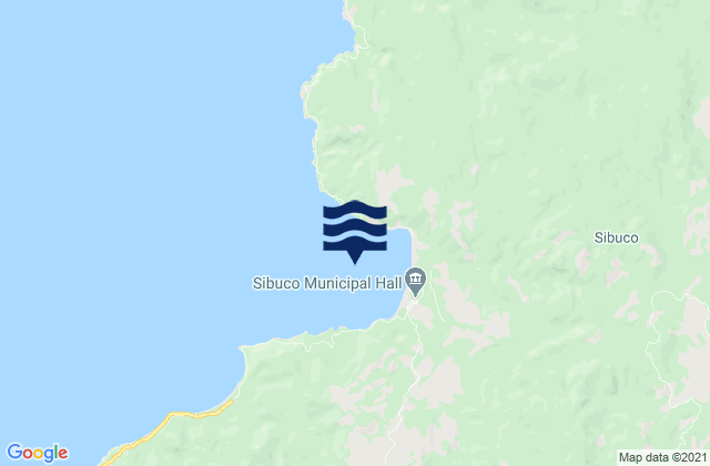 Sibuco Bay, Philippines潮水