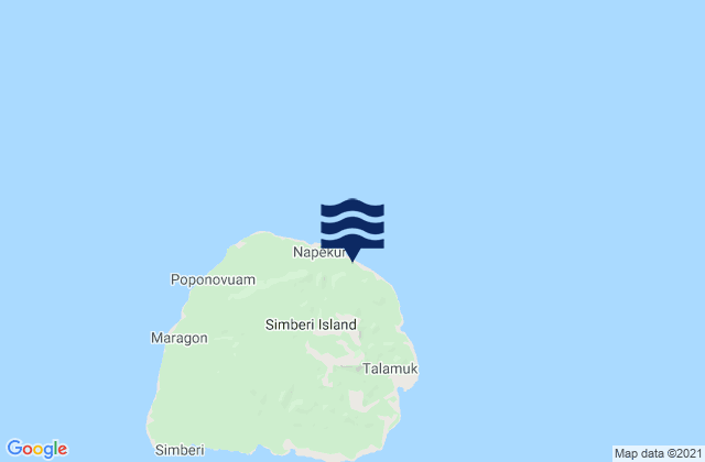 Simberi Island, Papua New Guinea潮水