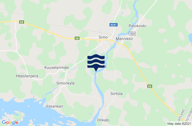 Simo, Finland潮水