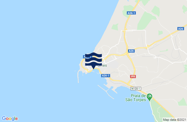 Sines, Portugal潮水