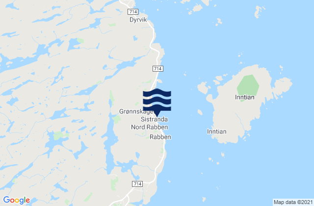 Sistranda, Norway潮水