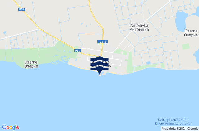 Skadovsk, Ukraine潮水