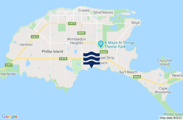 Smiths Beach, Australia潮水