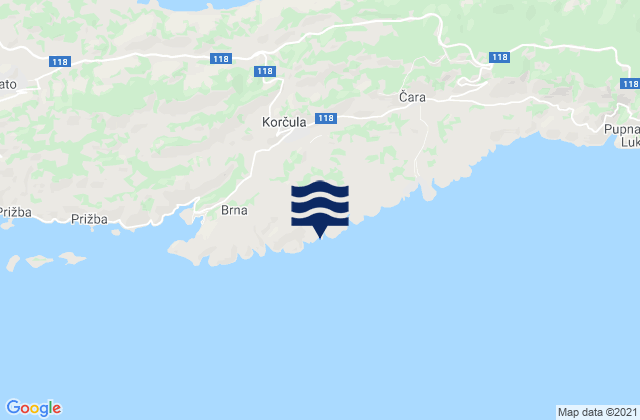Smokvica, Croatia潮水