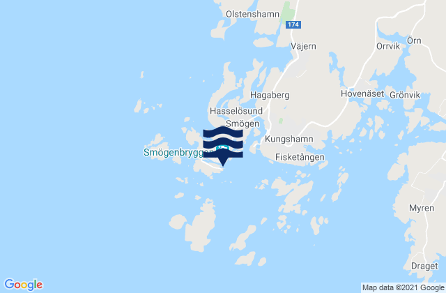 Smögen, Sweden潮水