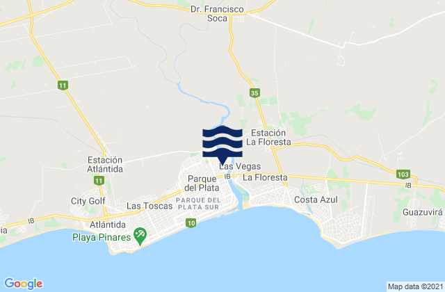 Soca, Uruguay潮水