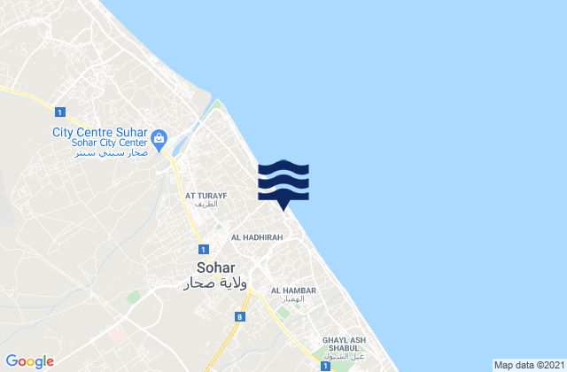 Sohar, Oman潮水