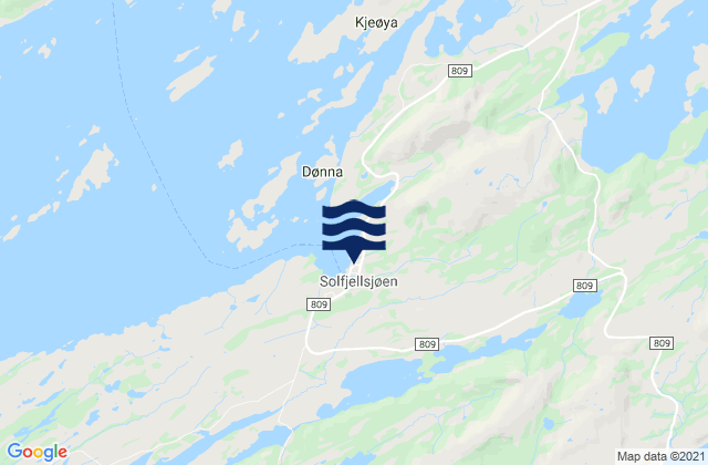 Solfjellsjyen, Norway潮水