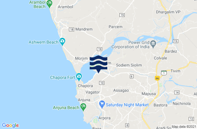 Solim, India潮水