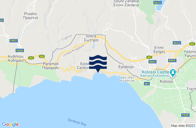 Sotíra, Cyprus潮水