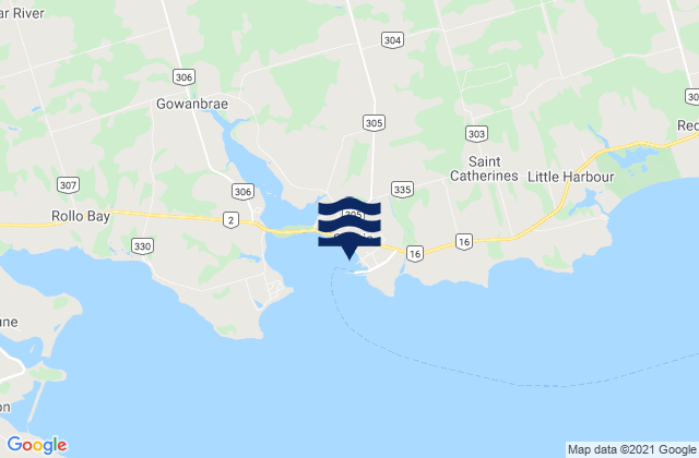 Souris, Canada潮水