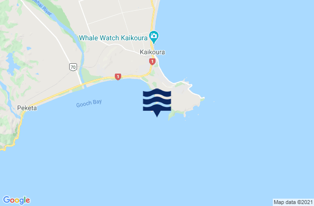South Bay, New Zealand潮水
