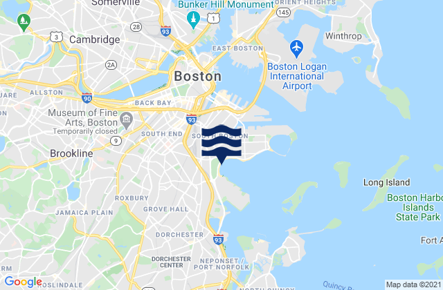 South Boston, United States潮水
