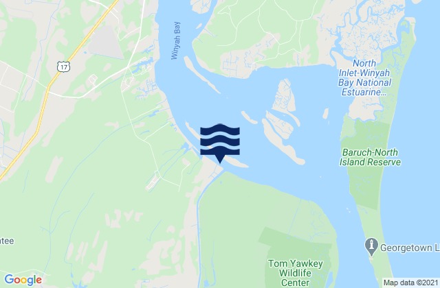 South Island Ferry (Intracoastal Waterway), United States潮水