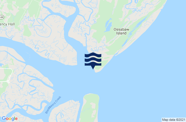 South Ossabaw Island Bear River, United States潮水