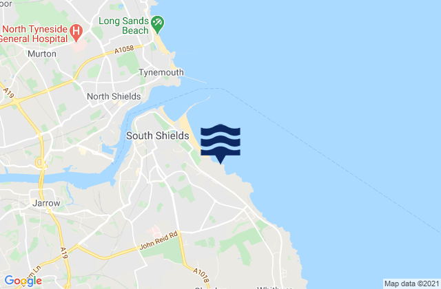 South Tyneside, United Kingdom潮水