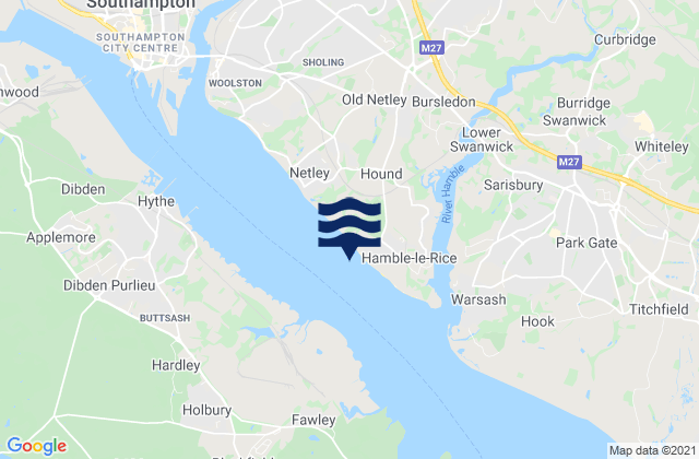 Southampton Water, United Kingdom潮水
