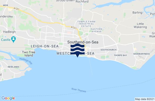 Southend-on-Sea, United Kingdom潮水
