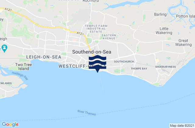 Southend-on-Sea, United Kingdom潮水