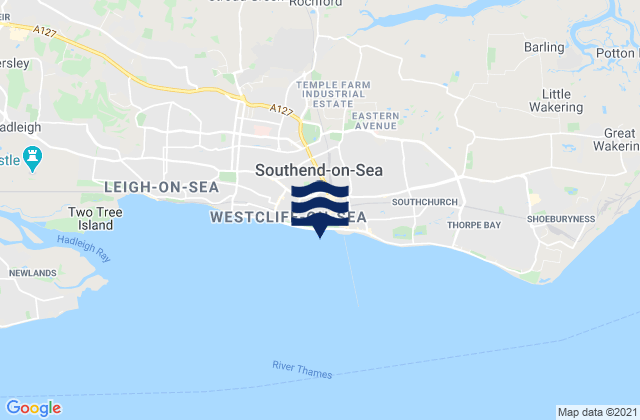 Southend On Sea, United Kingdom潮水
