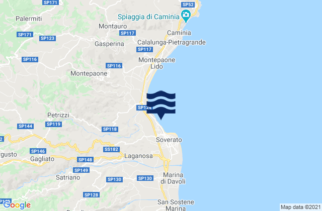 Soverato Superiore, Italy潮水