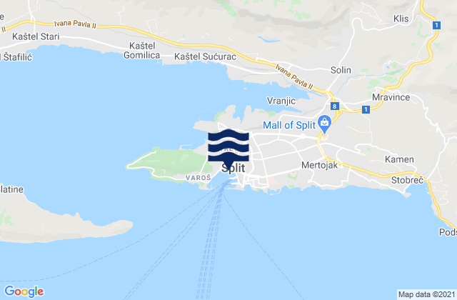 Split, Croatia潮水