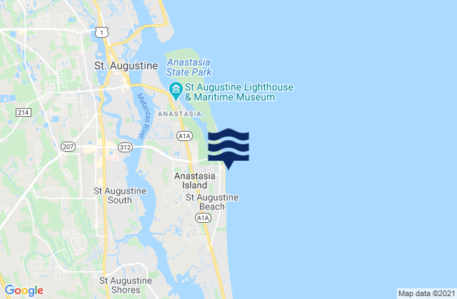 St Augustine Beach, United States潮水