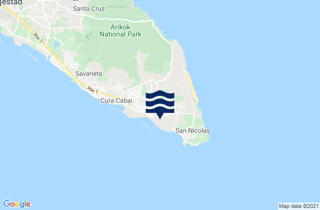 St Nicolaas Bay Aruba, Venezuela潮水