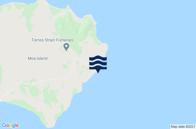 St Pauls (Moa Island), Australia潮水
