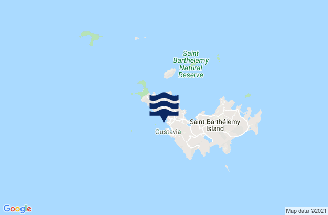 St. Barthelemy, U.S. Virgin Islands潮水