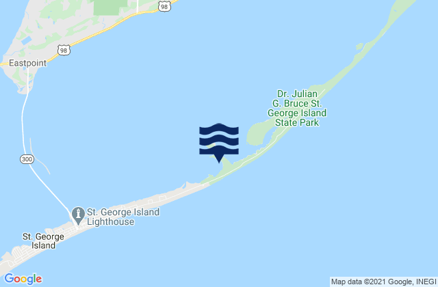 St. George Island (Rattlesnake Cove), United States潮水