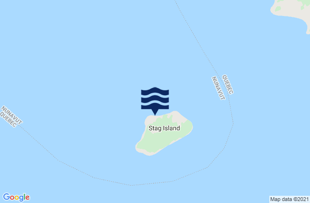Stag Island, Canada潮水