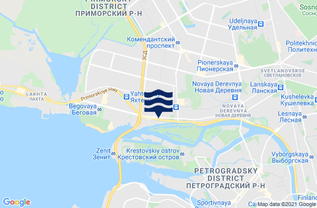 Staraya Derevnya, Russia潮水