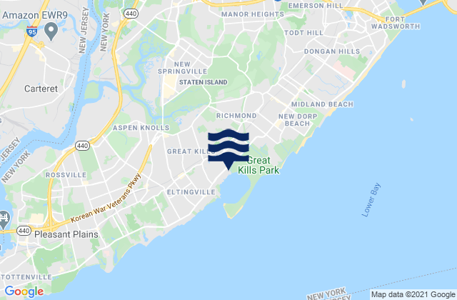 Staten Island, United States潮水