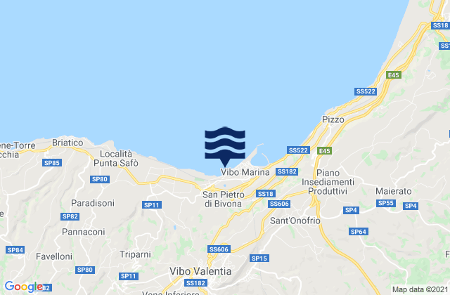 Stefanaconi, Italy潮水